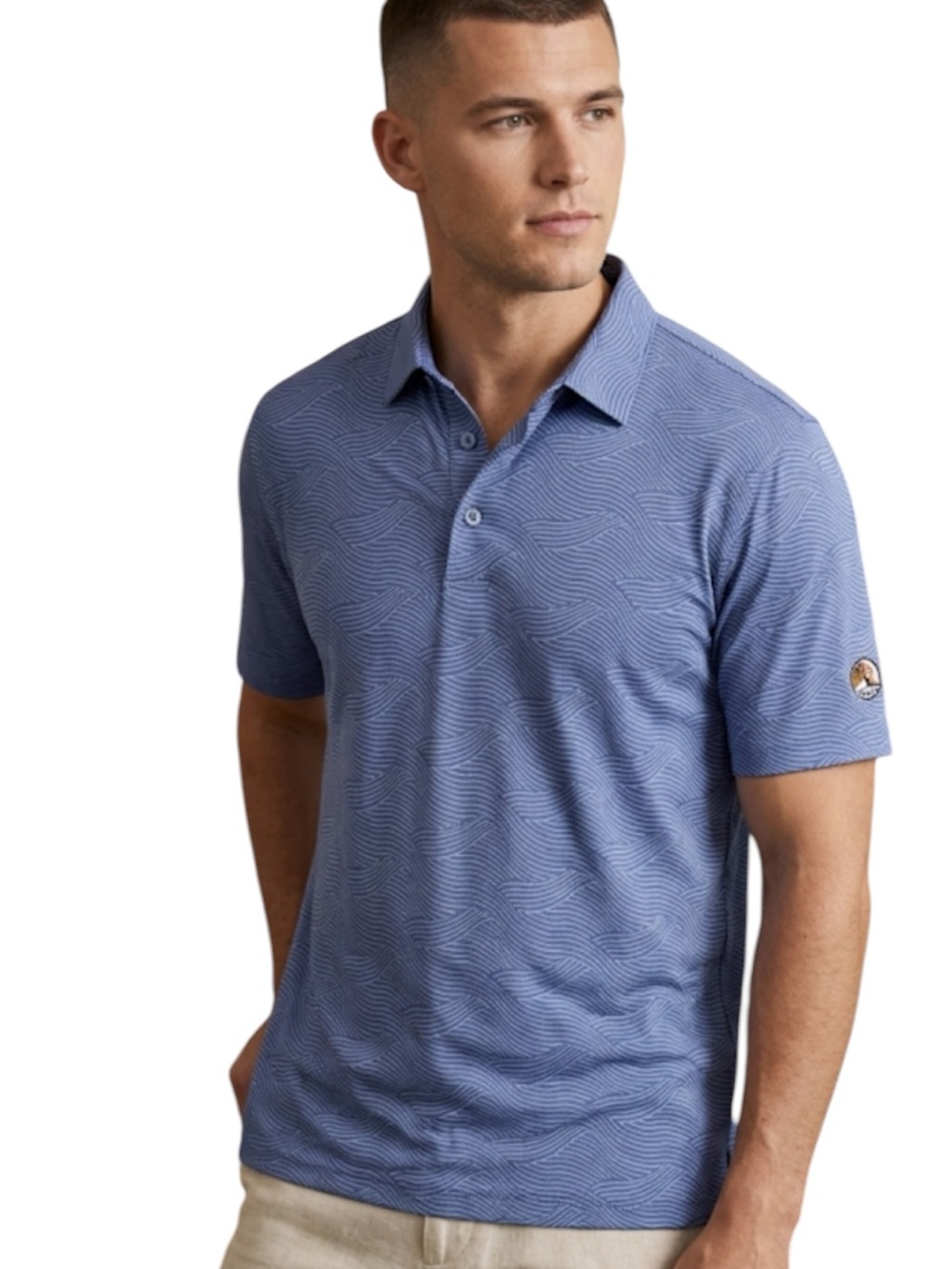 Cutter & Buck Forge Eco Heather Wave Polo XXL Coastal Grandpacore Gorpcore